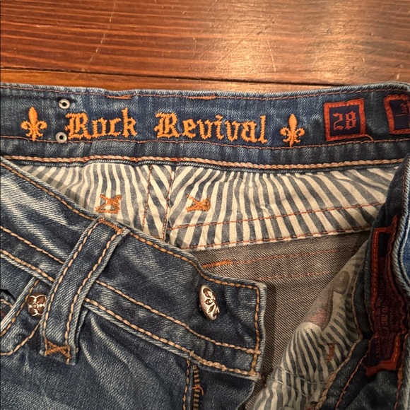 Rock Revival Women's Blue Jeans - Picture 2 of 6
